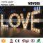 photo booth prop backlit backdrop background letter light