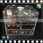 2016 Wholesale Acrylic Makeup Drawer Cube Organizer / Diamond Handle Clear Acrylic lipstick stand holder