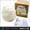 muti-function alarm led colorful lamp with silicone touch nightlight