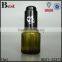  china 15ml dark green frosted cosmetic essence perfume empty glass bottle basket dropper bottle glass wholesale