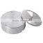 Newness Stainless Steel Tabletop Unbreakable Ashtray with Detachable Rotating Lid