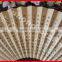 High quality bamboo silk hand fan for promotion