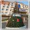2015 new product price pvc fiber optic snowing christmas tree led pine artificial christmas tree for sale festival decoration
