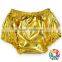 Cheap Gold Bling Sparkle Baby Sequin Shorts Ruffled Baby Sleepy Diaper Bloomer Panties For Kids Wholesale Baby Ruffle Bloomers