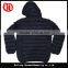 winter season detachable hoody nylon jacket for men