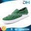 Notch decoration pinkycolor casual canvas shoes for men