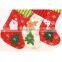 HD2030 Wholesale Snow Print Christmas Socks Christmas Gifts Decorations