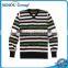 Knitted Mens Black Striped Sweaters