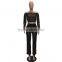 B33791A Sexy autumn women fahsion sheer fishnet 2 piece pants set