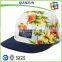 Floral Brim 5 Panel Hat Wholesale Front Patch Logo 5 Panel Hat/Cap
