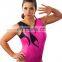 high quality plus size fat women leotards red design slevess