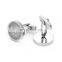 Stainless Steel Cufflinks Blank