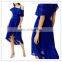 One Shoulder Women Organza Evening Cocktail Dress For formal dinner