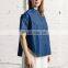 Navy Blue Cotton Cool Top for Women