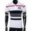 OEM Fashion Men's 100% Cotton Striped Custom Polo Shirt with Logo Embroidery