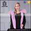 Women's big raccoon fur collar fur jacket men outerwear fur jacket
