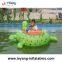 Boat commercia electronic tortoise Power Paddler Boat inflatable kids bumper boat red color