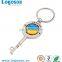 2017 Logoson Zinc Alloy Spinning Keychain