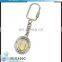 Professional engraved logo metal keychain custom spinning keychain