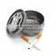 round shaped tin metal cigarette box/tin cigarette case wholesaale