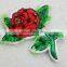 Garment Accessories beaded and sequin rose flower Patch