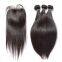 Silky Straight No Mixture Synthetic Hair Extensions Mixed Color