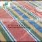 Durable and Strong Stripe Tarpaulin Multi-color Green/Blue/White/Red