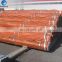 Fence post used galvanized carbon steel pipe price per ton
