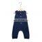 RTS  Unisex sleeveless rompers baby cotton and linen jumpsuits for summer