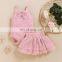 Toddler Girl Summer Outfit Boutique Clothing Ribbed Two Piece Set