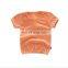 Solids Color T Shirt 0-12 Years Kids Girls Rib Cotton Short Sleeve Soft T shirt