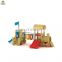 Tongyao wooden slide for children, outdoor playground equipment for kids