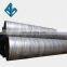 Manufacturers stock Q235B large diameter 1220*12 spiral steel pipe