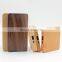 Wooden oem logo promotional 6000mah power bank wood battery charger super thin power charger for phone