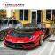 LP700 LP720  SVJ body kits for LP700 LP720 carbon finber front bumper rear bumper and carbon rear wing