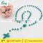 Cheap plastic rosary rose beads
