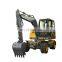 8.5T wheel digger excavator, wheel excavator for sale