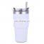 Custom  26 oz stainless steel vacuum mug insulated  portable tumbler with straw