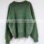 Green marten hair latest design winter sweater women