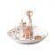 Custom Alpaca Cat Ceramic Ring trinket Jewelry Plate Holder Decor Dish Tray Holder Organizer