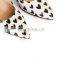 Women unique snake print high fashion comfortable pointed toe medium heel sandals shoes