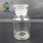 1L clear glass reagent bottle with glass lid