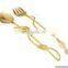 Brass Gold Fancy Cutlery Set