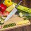 Large Organic Bamboo Cutting Board For Kitchen with 3 Built-In Compartments And Juice Grooves