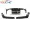 3 pcs/set V style carbon fiber rear bumper diffuser for BMW M3 M4 F80 F82 2014-2018