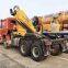 Tractor Truck With Crane Shacman 6x4 Tractor Truck Mounted Knuckle Boom Crane 25ton 30ton
