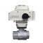 DN25 1inch Stainless steel SS304  AC220V  Female Thread Two pieces  electric ball valve