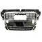 Front bumper grille for Audi A3 8P Change to S3 style grille  ready to ship black center car grill 2007-2013