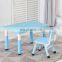 Ergonomic Wood And Metal Height Adjustable Kids Study Table For Home