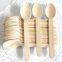 China Manufacture factory price Wholesale Disposable Wooden Cutlery 16cm Birch Wood Spoon